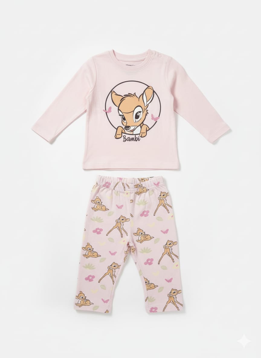 Pink Bambi Nightwear Set