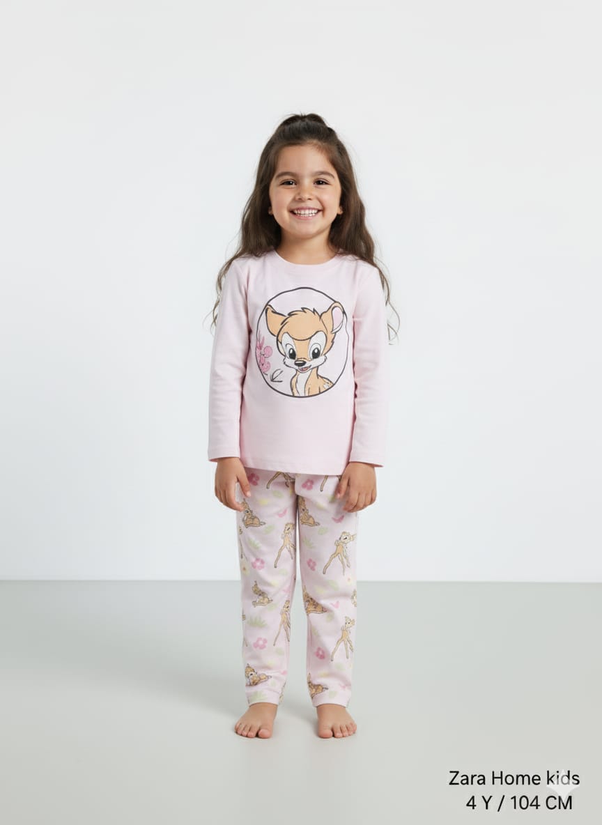 Pink Bambi Nightwear Set