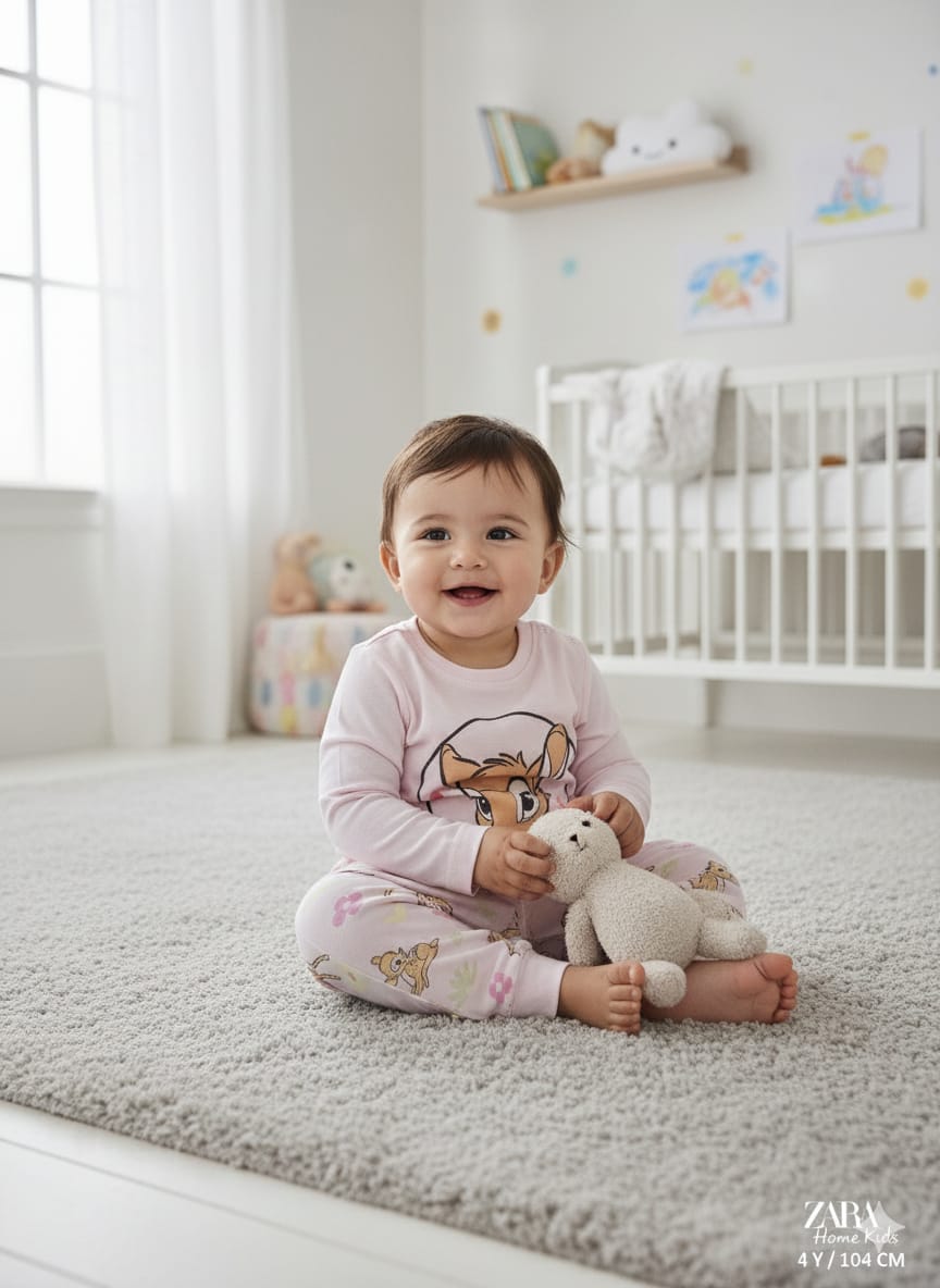 Pink Bambi Nightwear Set