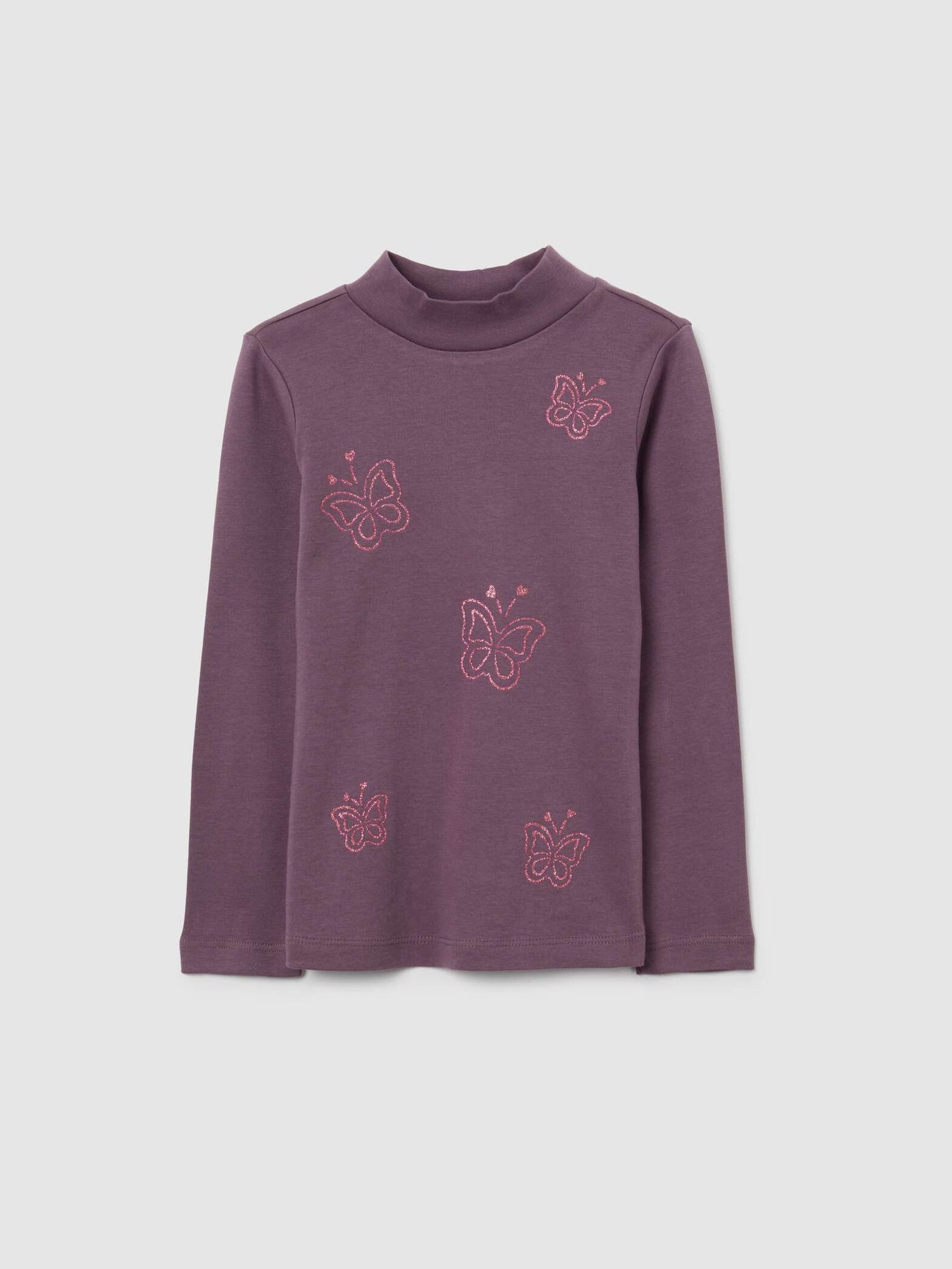 Butterfly Embroidered Full Sleeve Top