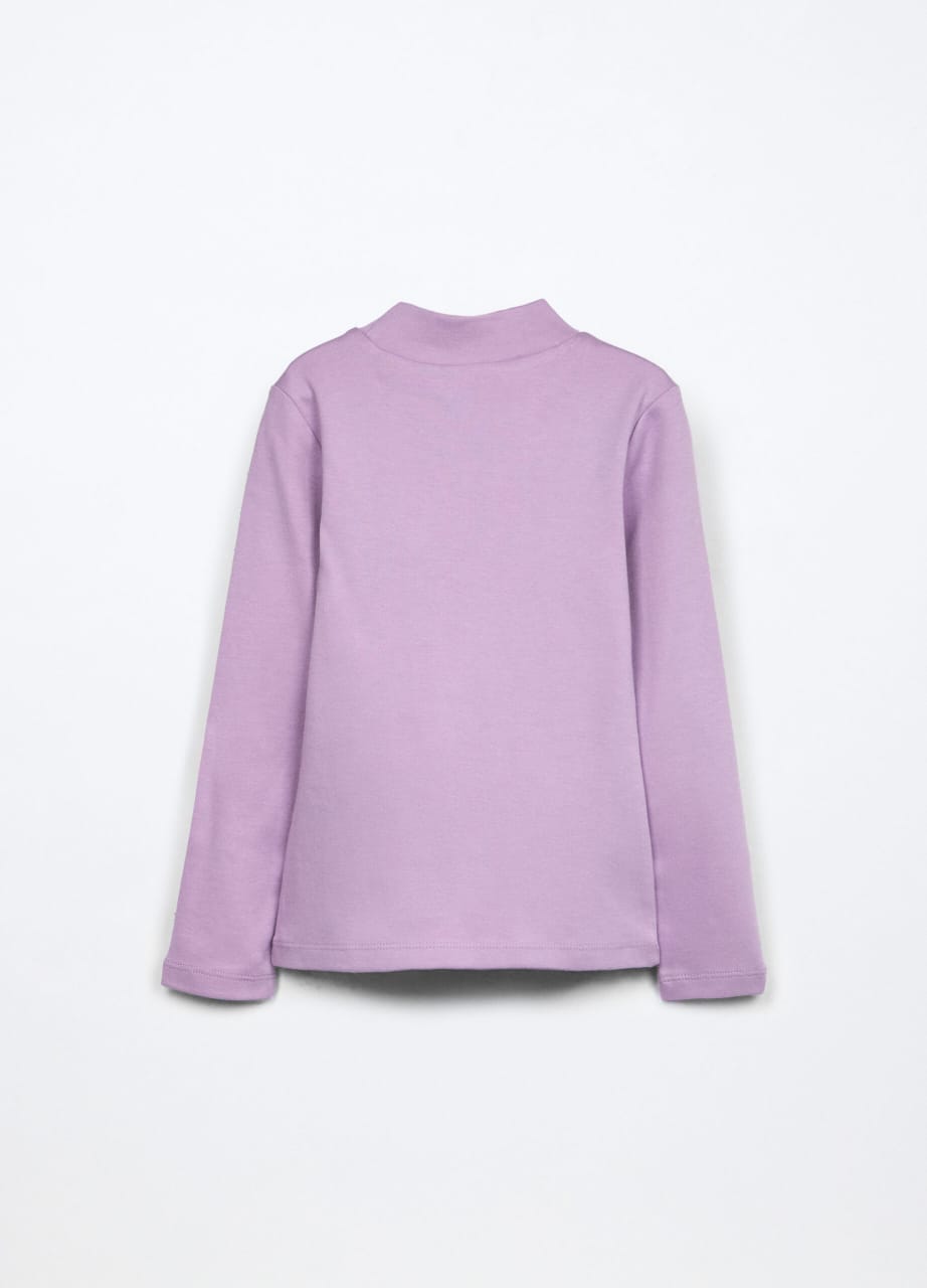 Lilac Love Printed Full Sleeve Top