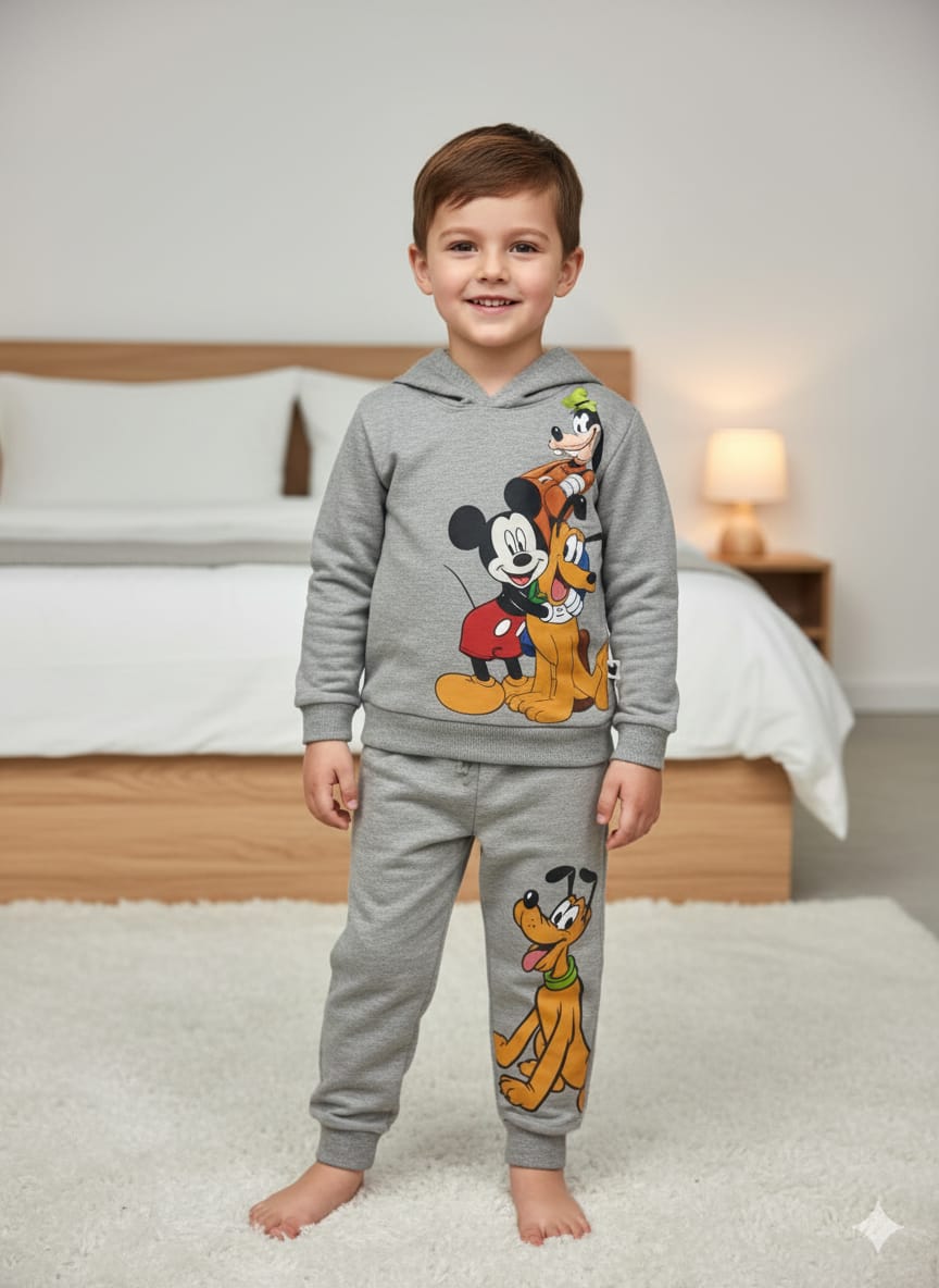 Classic Co-ord Hoodie set ( Gray )