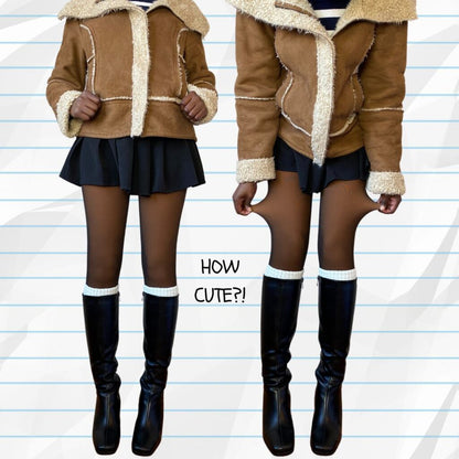 UltraWarm Sheer Black Leggings