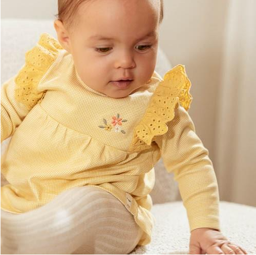 yellow Birdy Frock