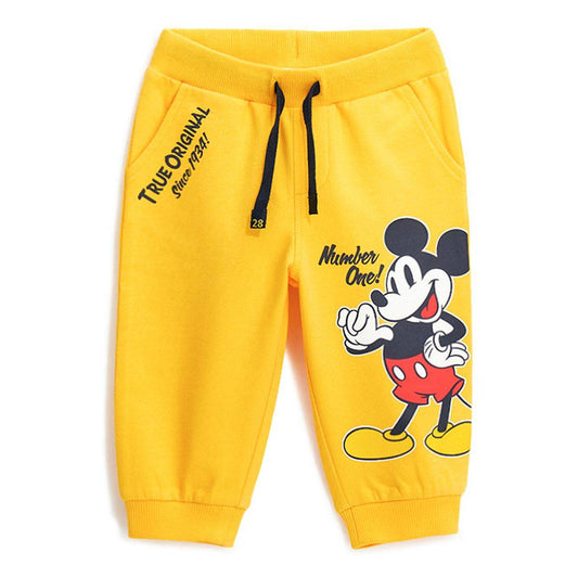 Yellow Disney joggers ( Tagged )