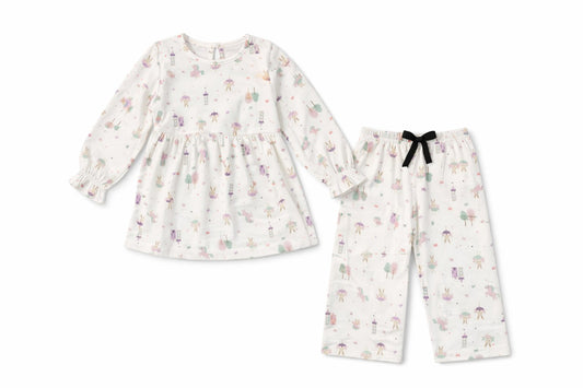 Cotton Frock with matching pant Co-ord Set