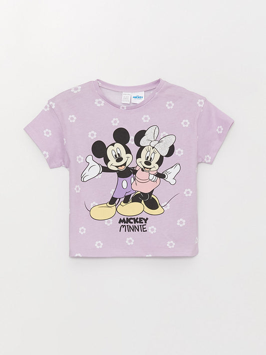 Mickey purple summer tee