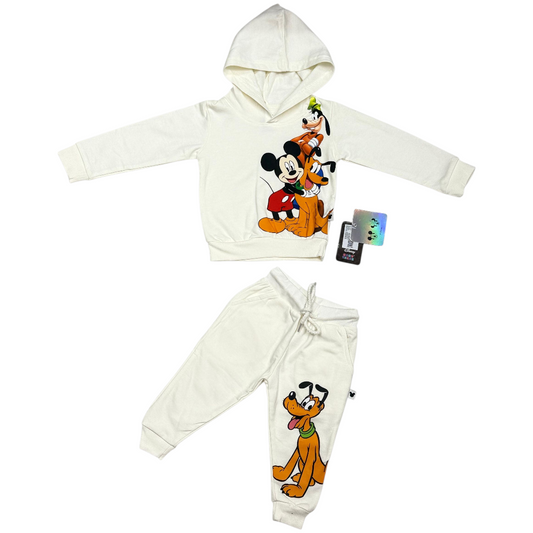 Classic Co-ord Hoodie set ( White )