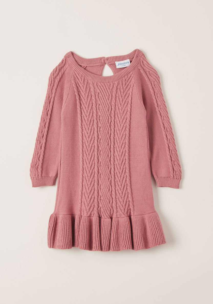 Blush Knitted Flare Dress