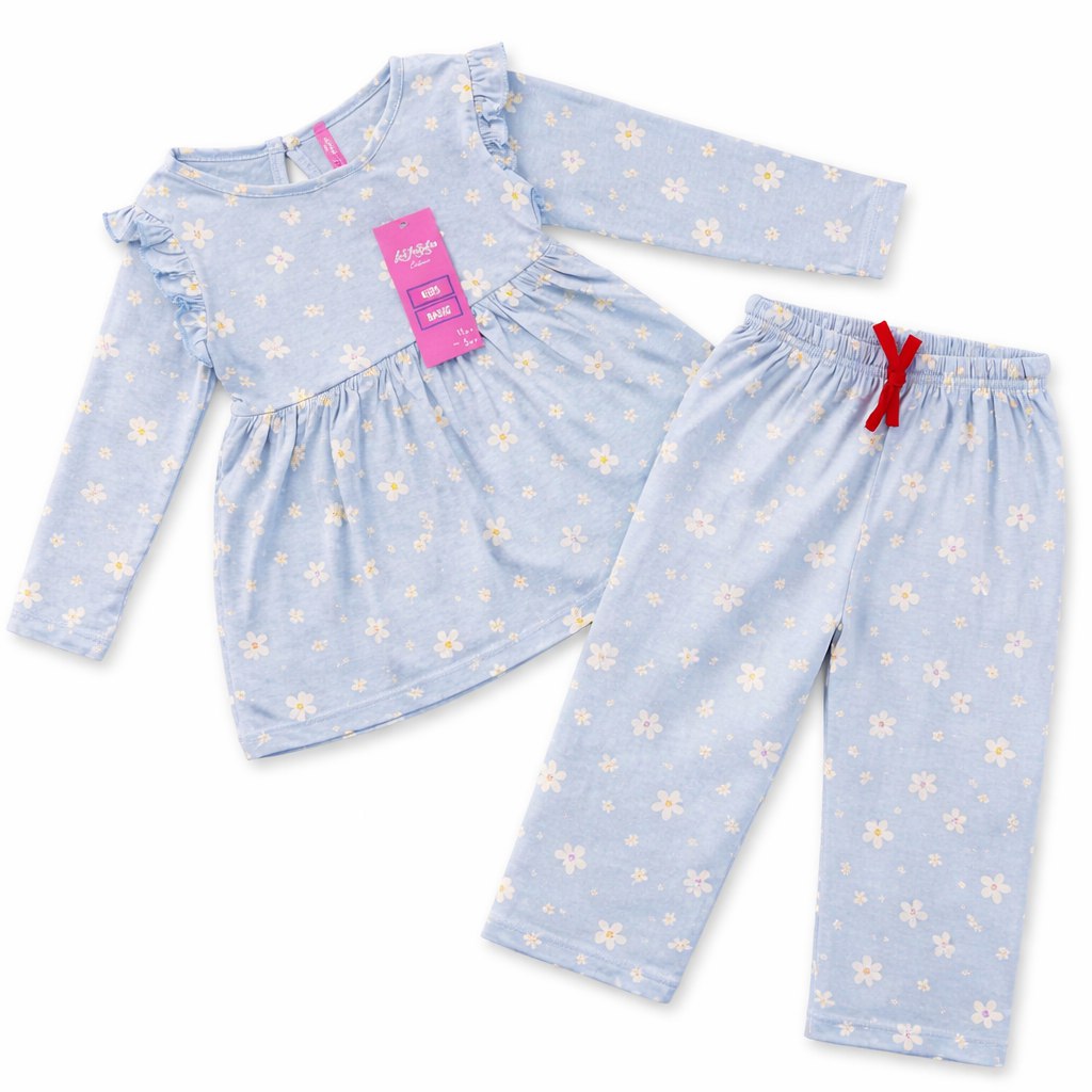 Cotton Frock with matching pant Co-ord Set
