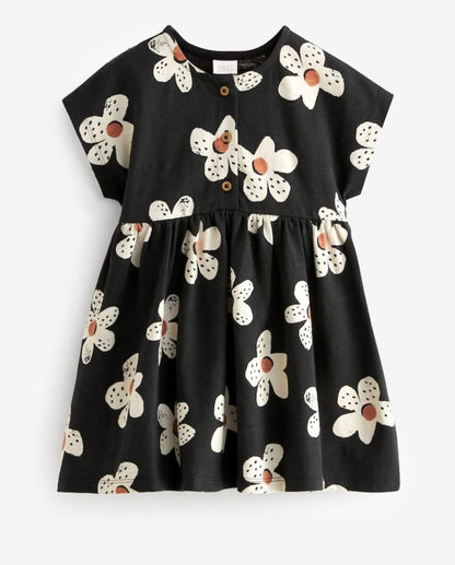 NEXT Black Floral Summer Frock