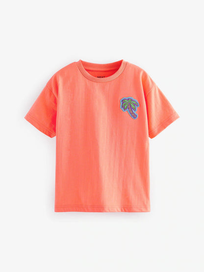 NEXT Kids' solid ORANGE TEE
