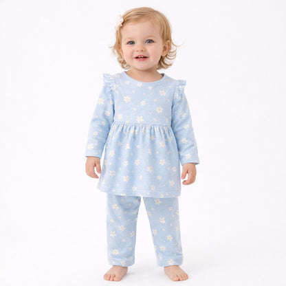Cotton Frock with matching pant Co-ord Set