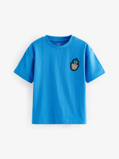 NEXT Kids' solid BLUE TEE